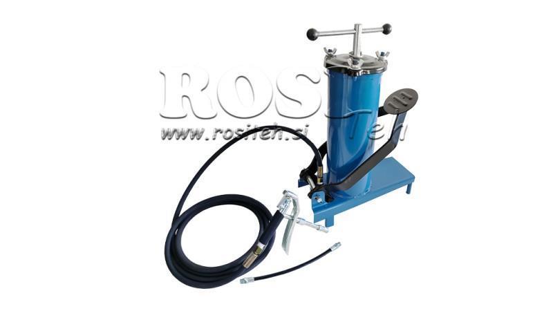 PORTABLE GREASE GUN - FOOT GREASE GUN 3lit - 4met