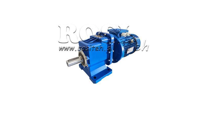 MOTOR ELÉTRICO 1Fase 0.75kW COM REDUTOR ERC02 MS80 57rpm