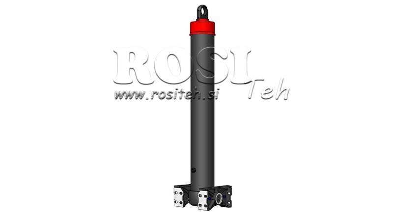 TELESCOPIC CYLINDER FOR DUMP TRAILER 5-stage STROKE-7100mm 42Ton