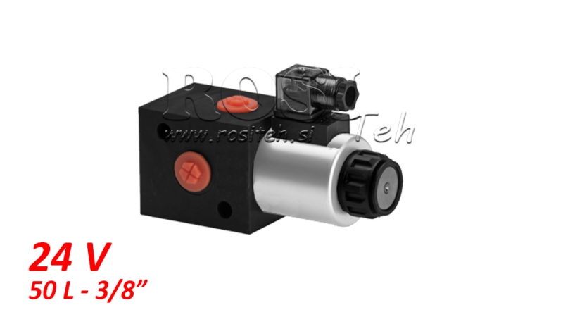 3-WEG KLEP 3/8 24V - 50LIT