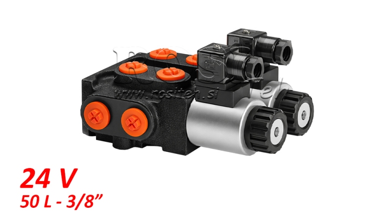 8 SUUNALINE KLAPP 3/8 24V - 50LIT