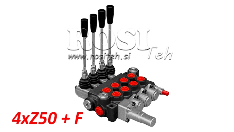 HYDRAULICKÝ VENTIL 4xZ50 + PLÁVAJÚCI