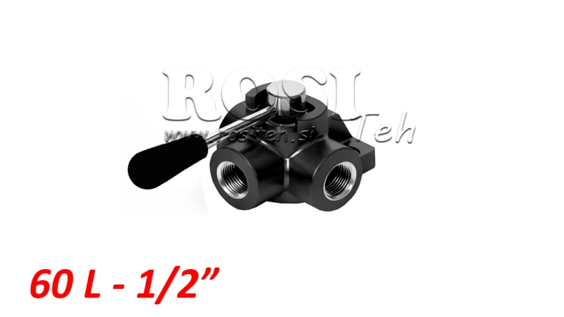 MANUAL 3-VEG VALVE DF 1/2 - 60LIT