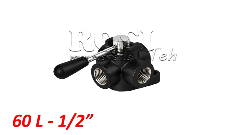 HAND 4-WAY VALVE IF 1/2