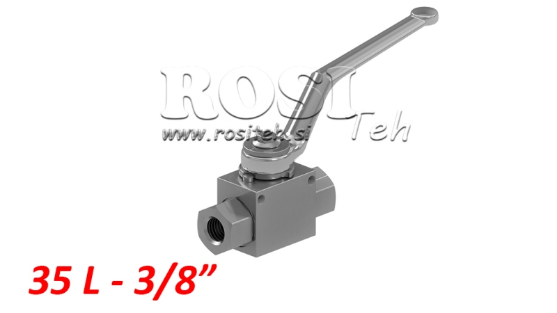 VÁLVULA DE CIERRE HIDRÁULICA RS2 3/8 - 500BAR - 35 LIT