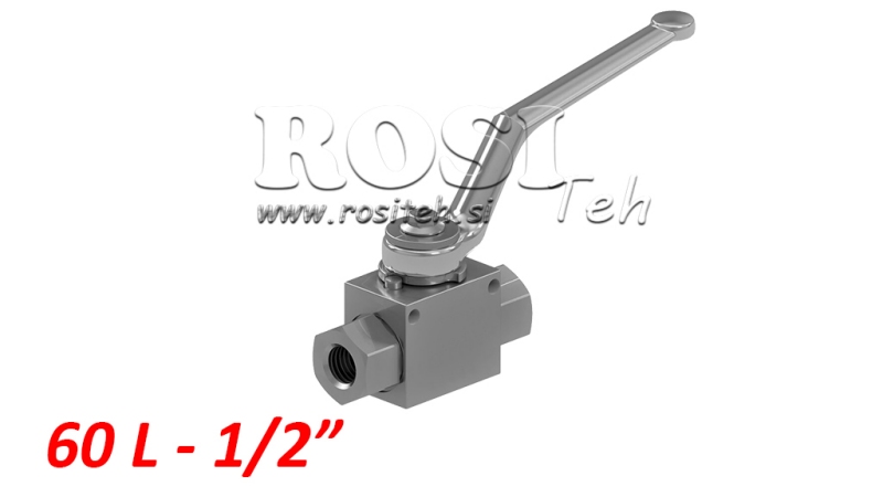 HYDRAULISCHER ABSPERRHAHN RS2 1/2 - 500BAR - 60 lit