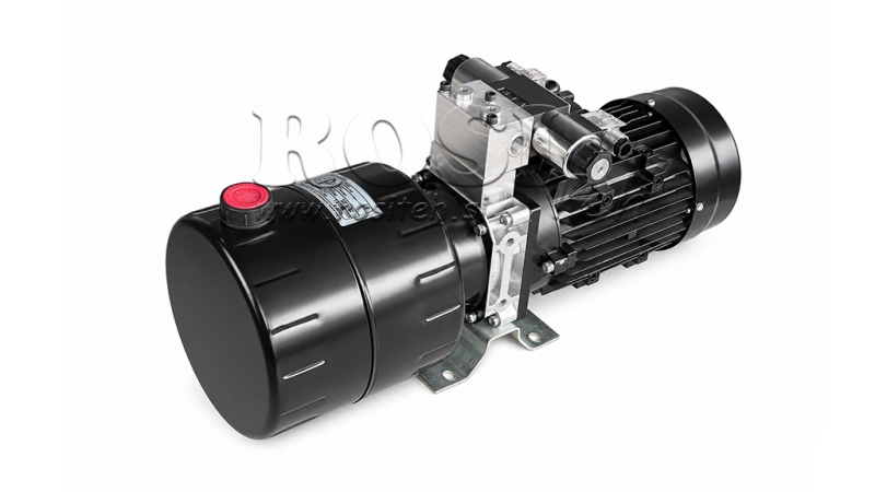 MINI UNIDAD DE POTENCIA HIDRÁULICA 380V AC (1.5 kW) - 5.8 cc - 8.2 lit/min - tanque 6 lit