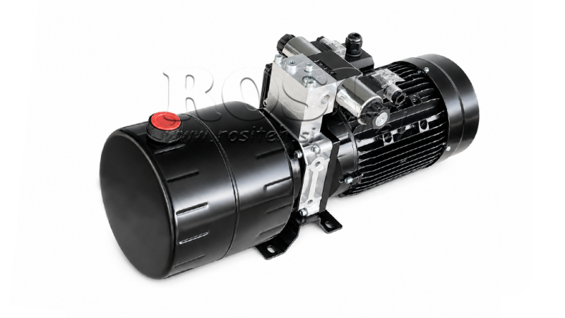 MINI HYDRAULICKÁ JEDNOTKA 230V AC (1,5 kW) - 5,8 cc - 8,2 lit/min - nádrž 6 lit