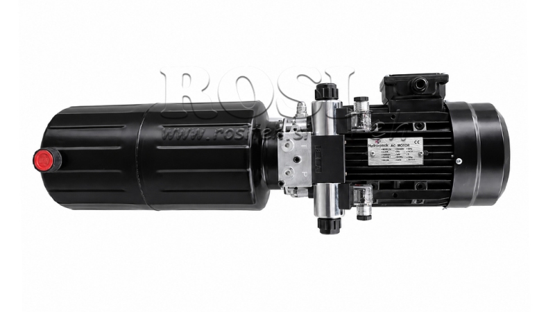 MINI UNIDAD DE POTENCIA HIDRÁULICA 380V AC (2.2 kW) - 8.0 cc - 11.2 lit/min - tanque 12 lit