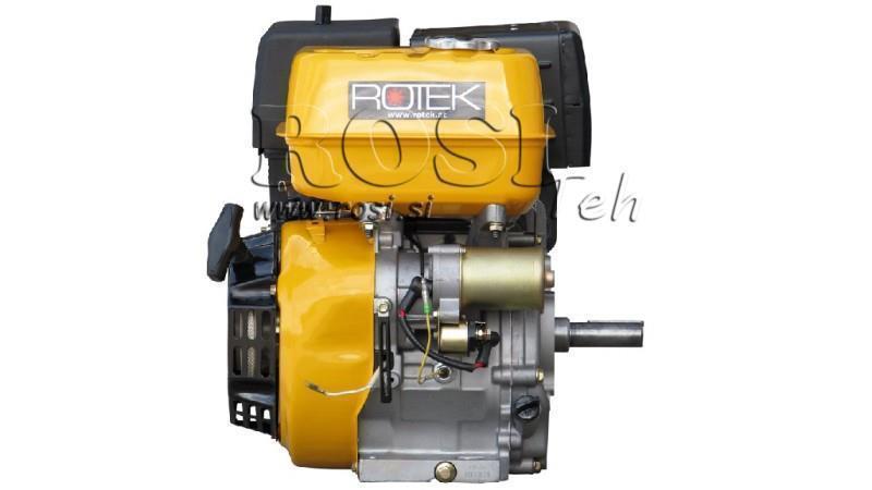 gasoline engine EG4-420cc-9.6kW-13.1HP-3,600 RPM-E-KW25x88.5-electric start