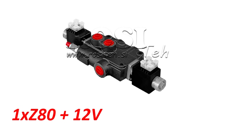 HIDRAULIČNI VENTIL 1xZ80+12V DC