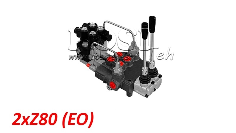 ELEKTRO-RANKINIS HIDRAULINIS MONOBLOKINIS VOŽTUVAS 2xZ80