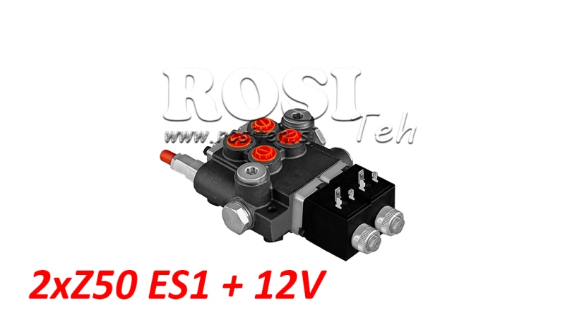 HYDRAULICKÝ VENTIL 2xZ50 ES1+12V DC