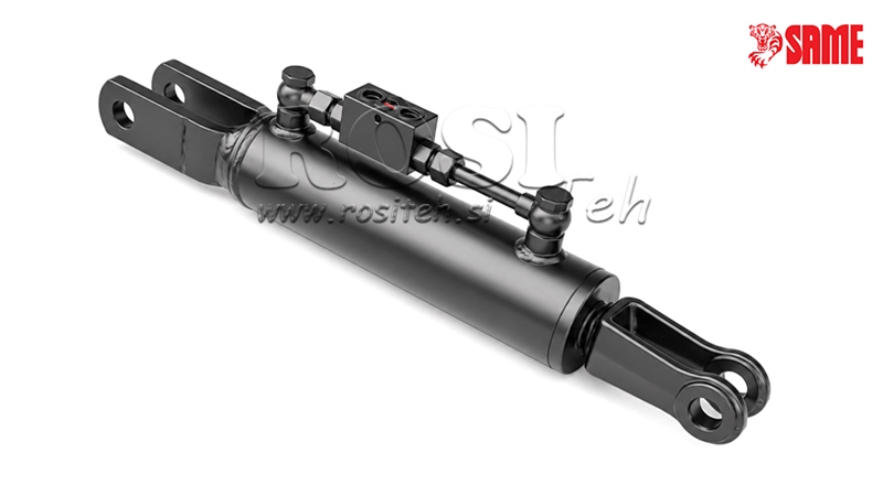 HYDRAULICKÝ STABILIZÁTOR NA DOLNÚ TYČ RIADENIA - SAME 70/35min.550 tip (1) fi 24/24