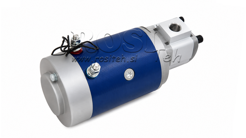 HYDRAULICKÁ ČASŤ ČERPADLA GR.1 + ELEKTRICKÝ MOTOR 12V 1,6kW = 2,5cc - 6,6lit