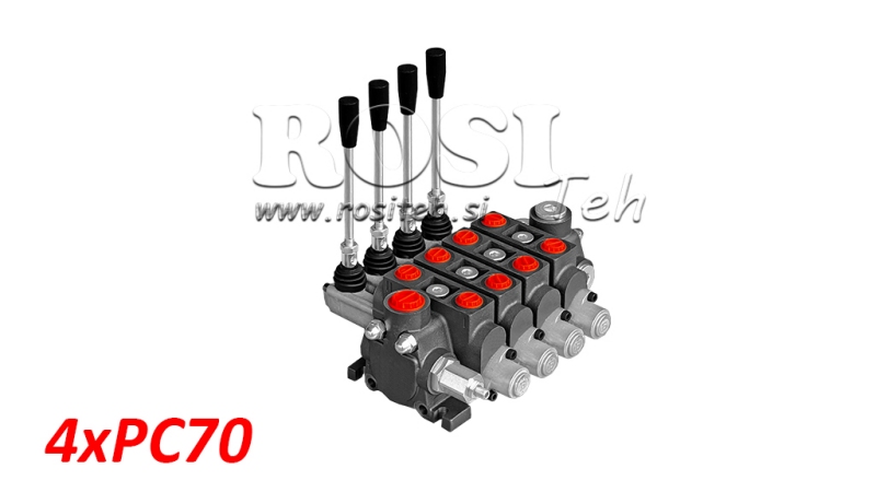 HYDRAULIKVENTIL 4xPC70