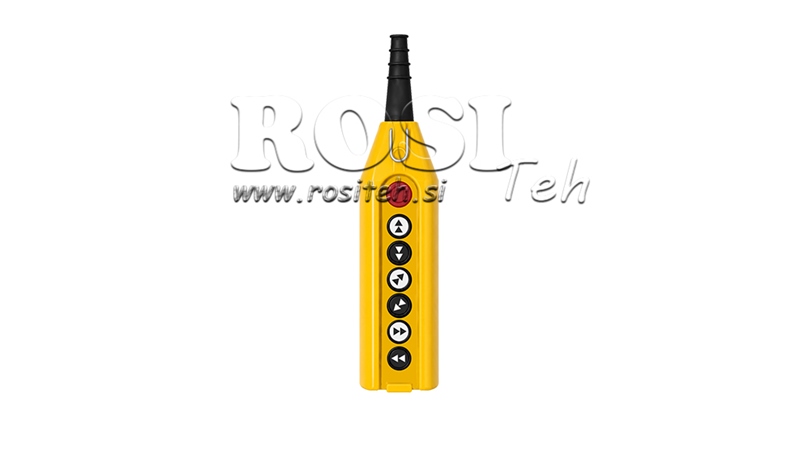 REMOTE CONTROL SWITCH SET 6 BUTTONS IN HOUSING WITHOUT CABLE