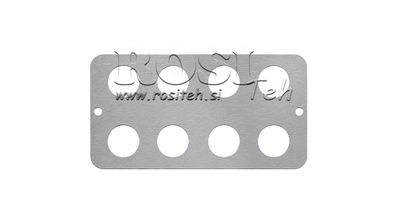 ALU PLATE FOR JOYSTICK ENERGO 8 HOLES