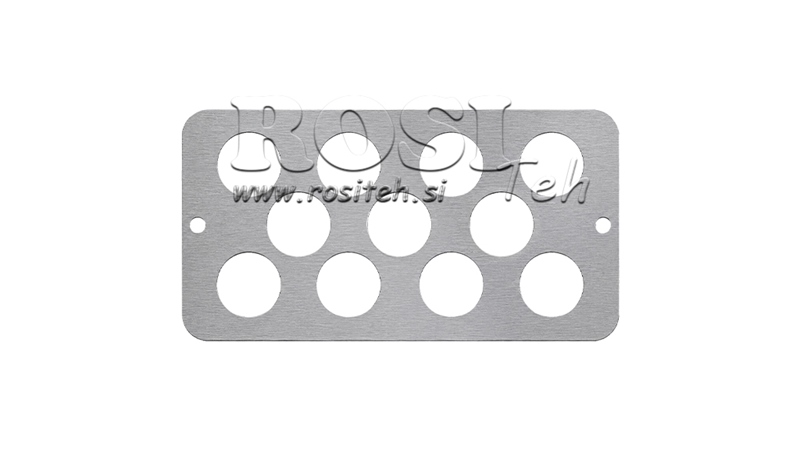 ALU PLATE FOR ENERGO JOYSTICK 11 HOLES
