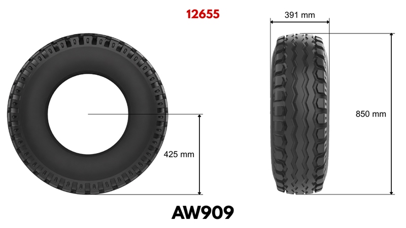 15.0/55-17 TIRE AW909 14PL