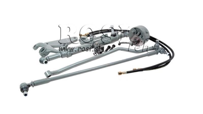 CONJUNTO DE DIREÇÃO HIDRÁULICA AUXILIAR MASSEY FERGUSON 135 - Eixo Plano Org.Tipo