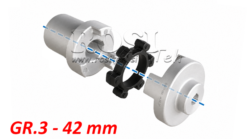 ELASTICKÁ SPOJKA ND43C (11-15kW) 42mm/GR3