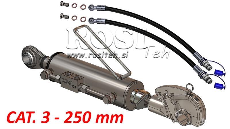 TERCEIRO PONTO HIDRÁULICO CON GANCHO RÁPIDO DE ROSCA - CAT. 3 - 80/40-250 (+95 HP) (32,2 mm)