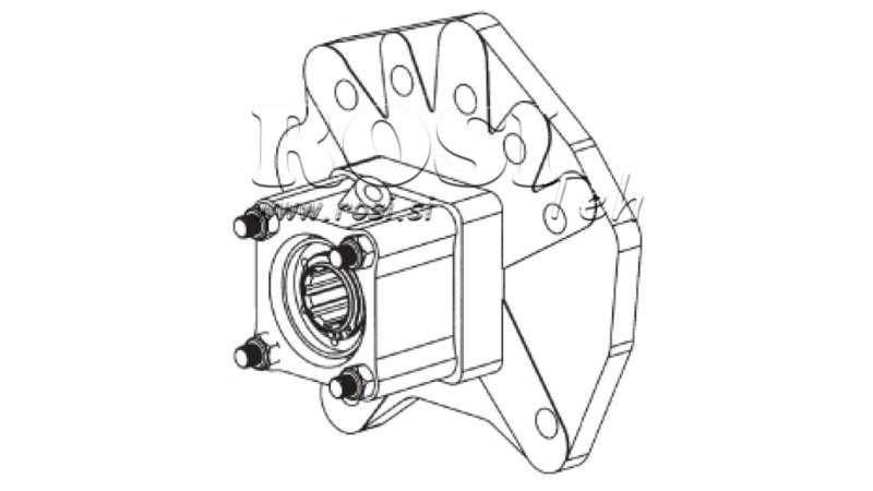 OUTPUT FOR HYDRAULIC PUMP - MERCEDES G100