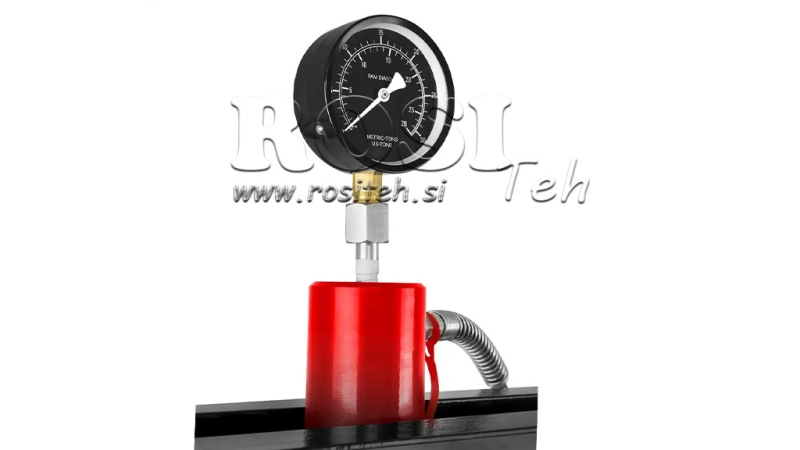 WARSZTATOWA PRASA HYDRAULICZNA DO ŁOŻYSK 20T - DWUBIEGOWA