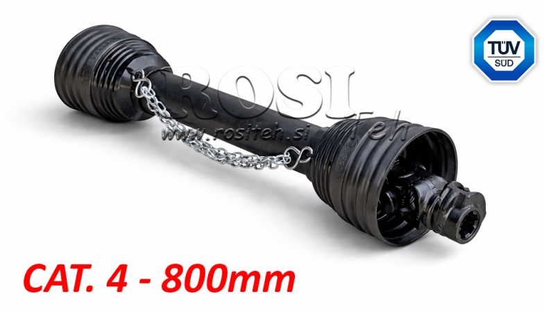 CE CERTIFIKOVANÝ KARDANOVÝ HRIADEĽ PROFI LINE KAT.4 DĹŽKA 800mm