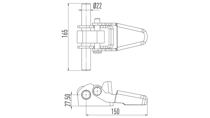 NOSAČ STRANICE S OTVARANJEM DOLJE/GORE