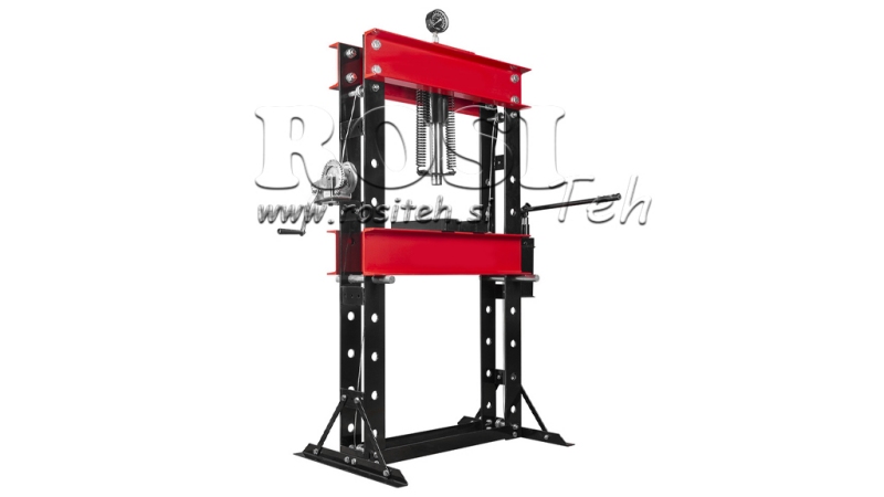 PRESSA IDRAULICA DA OFFICINA PER CUSCINETTI 50T - a due velocità