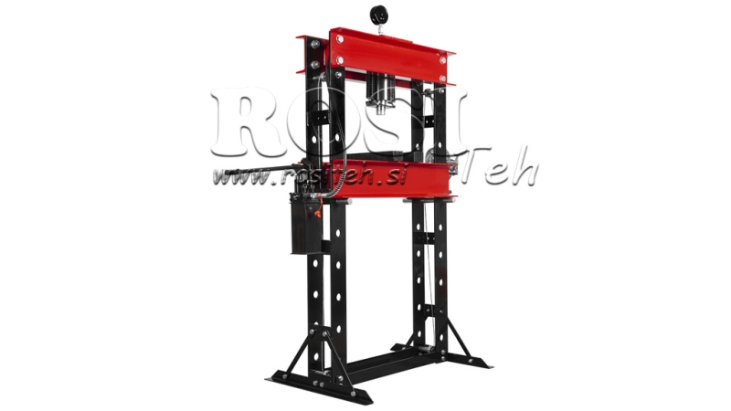 PRESSA IDRAULICA DA OFFICINA PER CUSCINETTI 50T - a due velocità