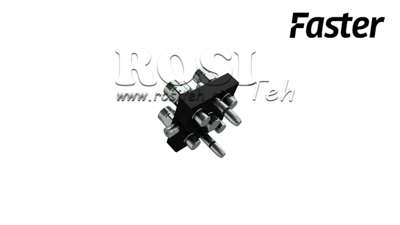 MULTI-FASTER SPOJKA FENDT 5CESTNÁ BSP 4×3/8 1×1/2 MOBILNÁ ČASŤ