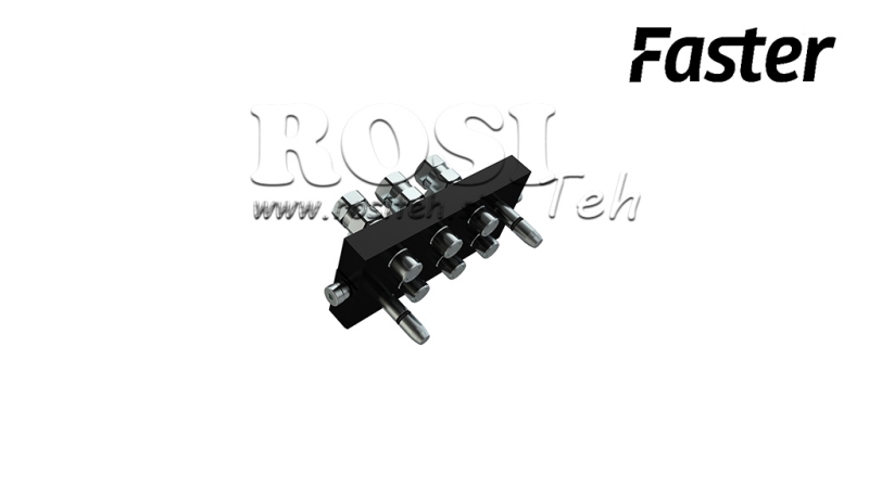 GIUNTO MULTI-FASTER 6VIE BSP 3/8 PARTE MOBILE