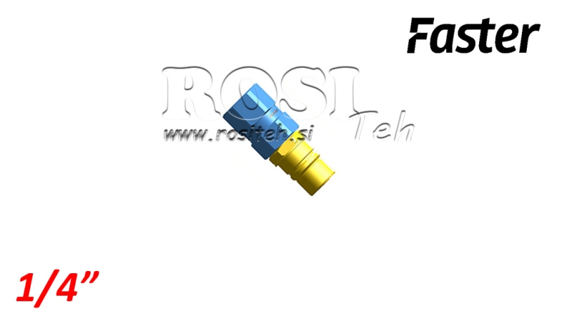 RÝCHLOUPÍNACIA SPOJKA MUŽSKÁ PRE MULTI-FASTER 1/4 POHYBLIVÁ ČASŤ