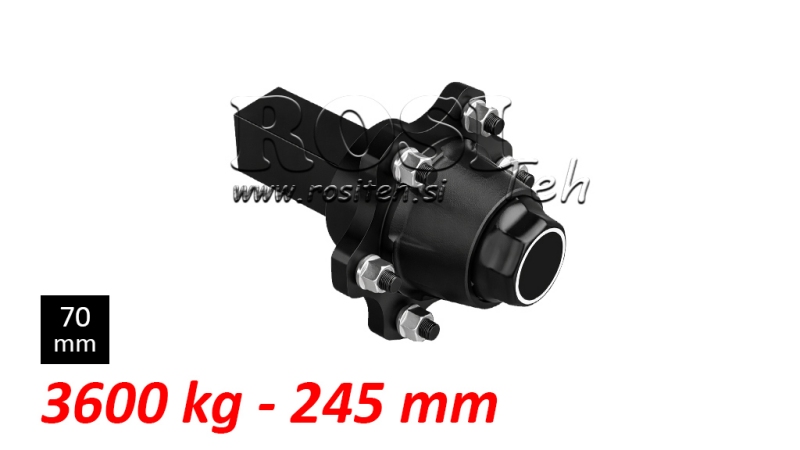 POLOOS BEZ BŔZD - 3600 kg (6 SKRUTIEK) - 245 mm