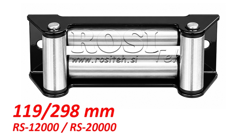 VALČEKOVÉ VODIDLO PRE OCEĽOVÉ LANO (RS-12000 / RS-20000) - 119 x 298 mm