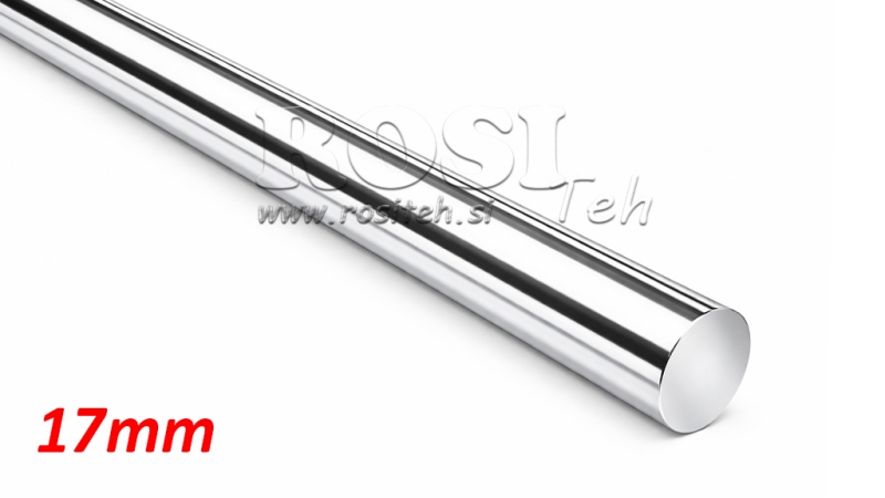 VERCHROOMDE STANG VOOR HYDRAULISCHE CILINDER C45 - 17mm (1000mm)