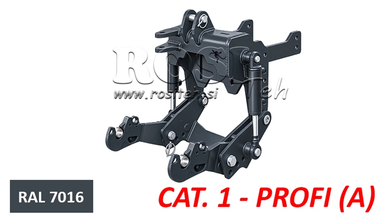 KOMPLETNÝ TROJBODOVÝ ZÁVES UNIVERZÁLNY CAT. 1 - PROFI AUTOMATIC PRE TRAKTOR 800 KG