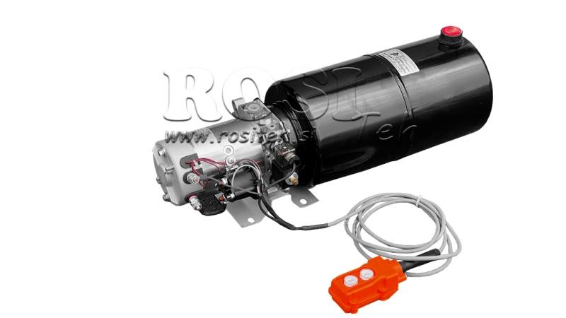 MINI HYDRAULICKÝ AGREGÁT 24V DC - 2.2kW = 2.1cc - 12 lit