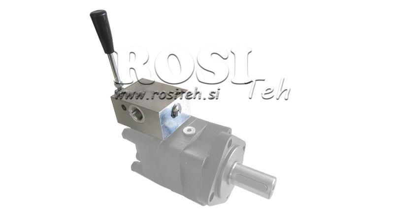 MANUAL VALVE FOR HYDROMOTOR MS OPEN CENTER - 50lit