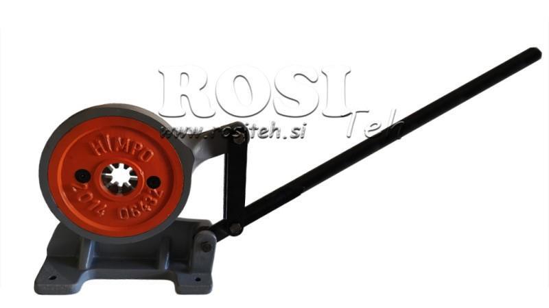 MACCHINA MANUALE PER CRIMPATURA TUBI A bassa pressione 4-30mm 8 DENTI CON PROTEZIONE
