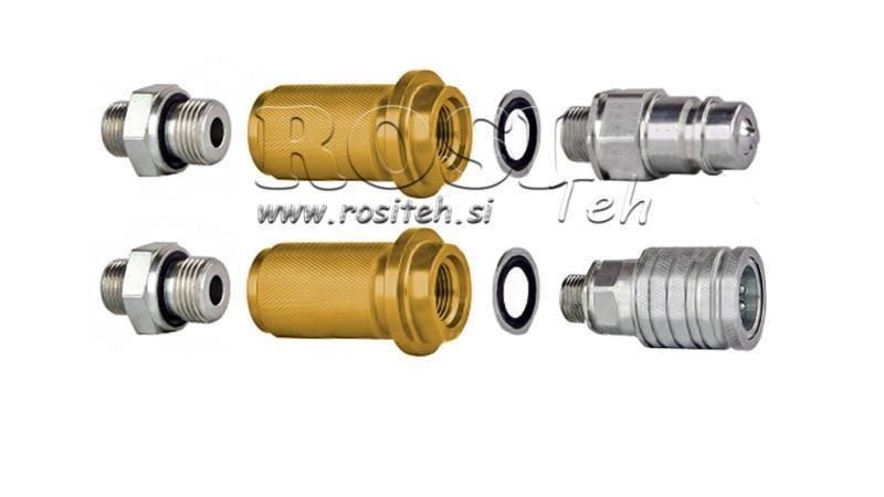 MANIGLIA PER ACCOPPIAMENTO RAPIDO MARCATURA M22-1/2 GIALLO