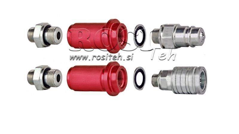 HANDLE FOR QUICK COUPLING MARKING M22-1/2 RED