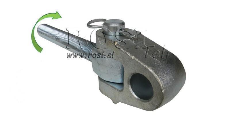 špeciálny závitový hák pre ťahacie zariadenie kategórie 3 M36x3