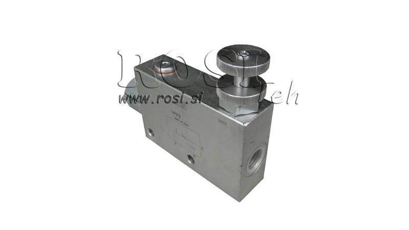 PRIORITNÝ VENTIL VPR3 3/8 otvorená línia