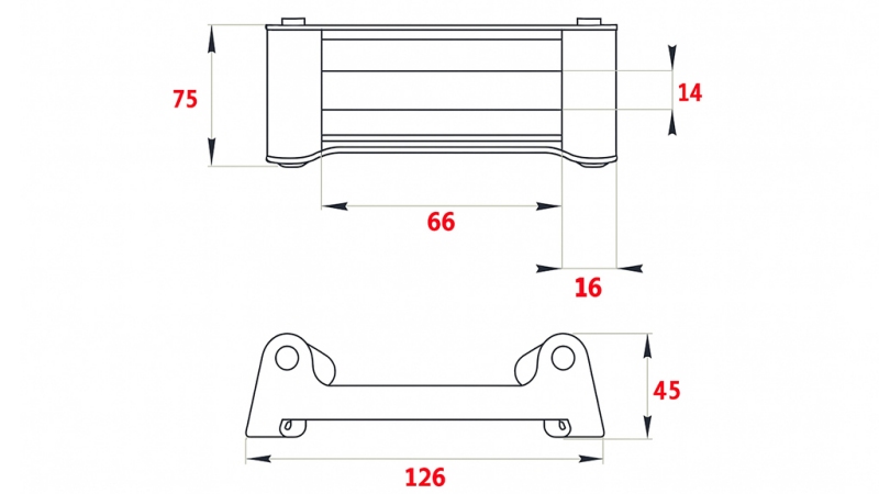 GUIDA ROLLANTE PER CAVO D'ACCIAIO DWM 2000-2500