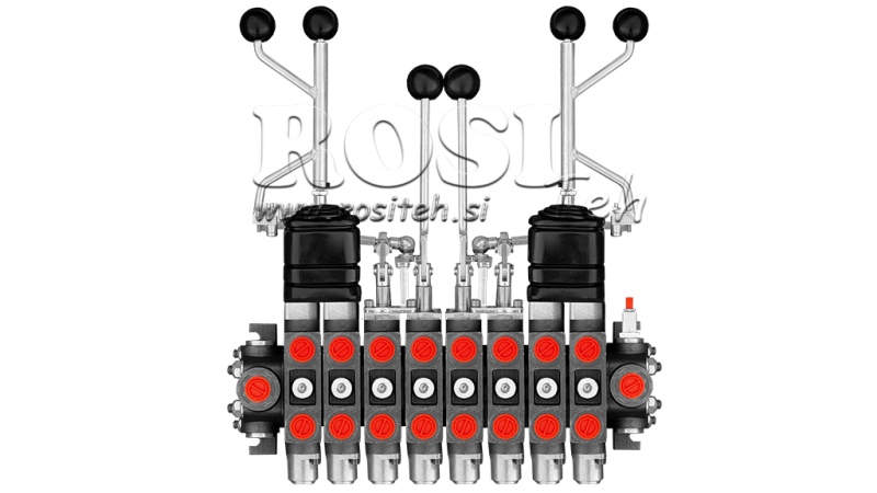 ΥΔΡΑΥΛΙΚΗ ΒΑΛΒΙΔΑ HIAB 8XPC70 + 2X EURO JOYSTICK 3 ΘΕΣΕΙΣ