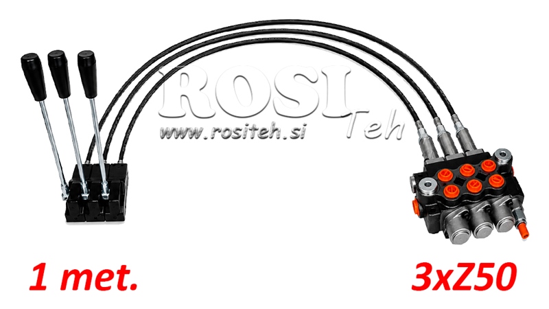 KIT 3xZ50 + JOYSTICK 1 POSITION L1000